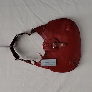 Tommy Hilfiger Red Hobo Purse
